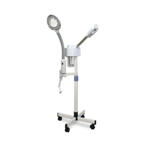 2 In 1 Facial Steamer with 5 Magnifying Glass Nano Ionic Ozone Steaming face Instrument Water Replenishment Equipment