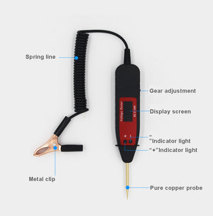 Automotive Circuit Tester DC 3-36V Auto Repair Test Pen for Digital Display Auto Voltage