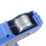Automatic Rebar Tier Tying Machine Electric Tying Tool Portable Rebar Cut Strapping Computer w/Electric + 2 Batteries