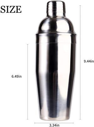 12-Piece Cocktail Shaker Set Bar Tools for Professional Bartender Home Martini Shaker with Stand