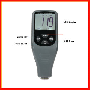 Coating Thickness Gauge Digital Paint Thickness Gauge Meter Tools Ferrous and Non-Ferrous 2 in 1 RZ240