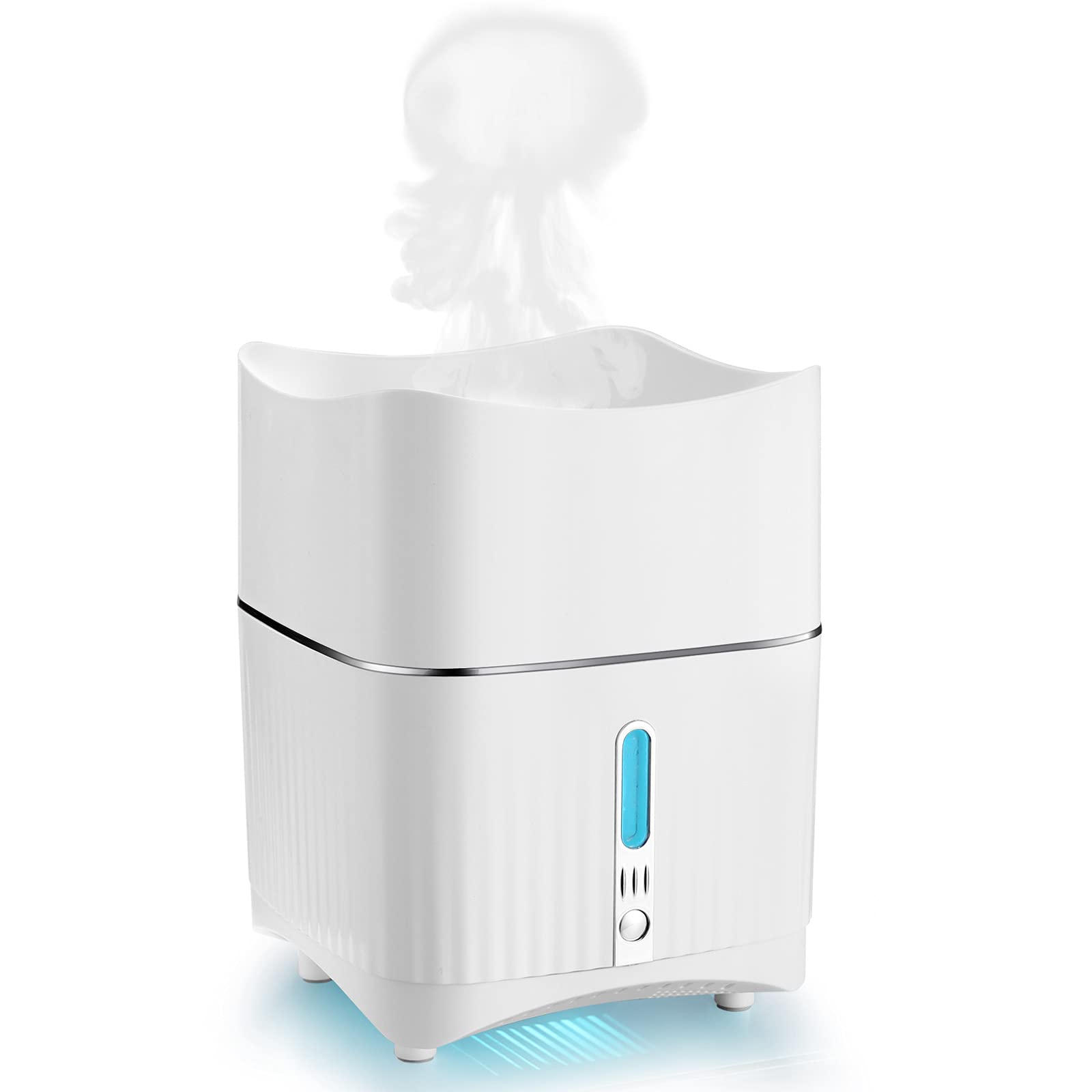 Cool Mist Humidifier Adjustable Jellyfish-Shaped Spray Essential Oil Diffuser with Automatic Shut-Off Night Light Function