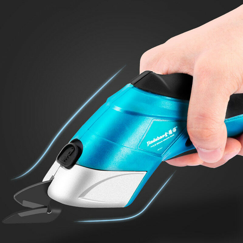 Cordless Electric Scissors with Long-Life Lithium Battery for  Cloth Leather Fabric