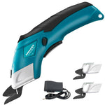 Cordless Electric Scissors with Long-Life Lithium Battery for  Cloth Leather Fabric