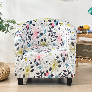 Club Chair Slipcover Barrel Chair Cover Printed Tub Chair Slipcover Armchair Covers Sofa Couch Covers for Living Room