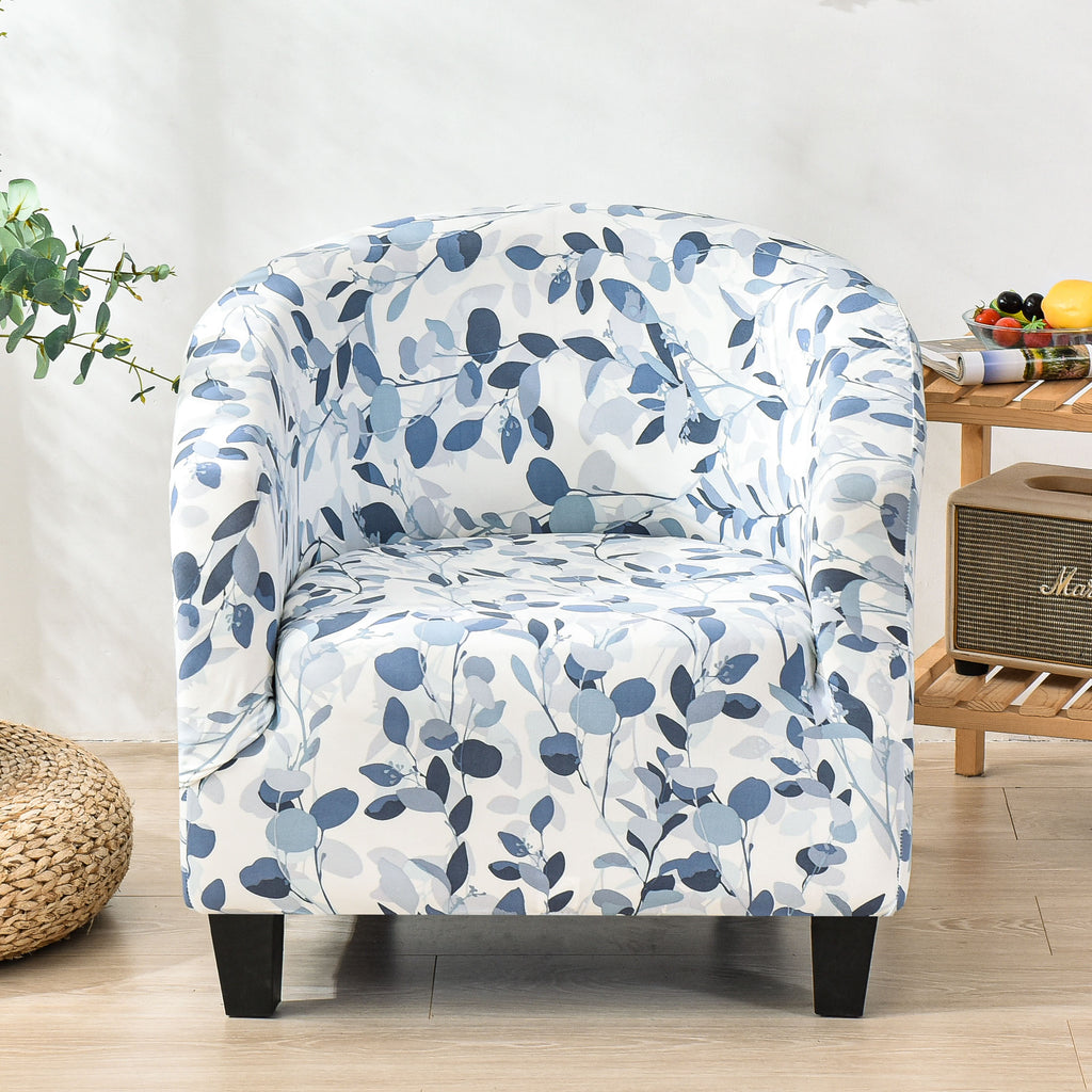 Club Chair Slipcover Barrel Chair Cover Printed Tub Chair Slipcover Armchair Covers Sofa Couch Covers for Living Room