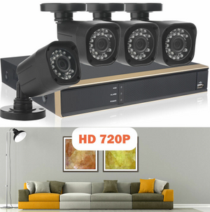 K3042HV 1080P HD 4CH DVR Recorder 1080N Outdoor CCTV Home Security Camera System US