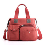 Lightweight Travel Bag with Waterproof Nylon Large Capacity Multi-Pocket Compartment for School Fitness Trip