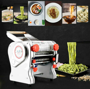 Electric Pasta Machine Noodles Press Machine Noodles Cutter with Clamp for Commercial Home Use  25cm