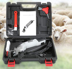 Electric Sheep Shears Goat Shearing Clippers with 6 Speeds 9pcs Straight Blades for Farm Supplies Sheep Animal Livestock 900W 2400R/Min