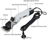Electric Sheep Shears Goat Shearing Clippers with 6 Speeds 9pcs Straight Blades for Farm Supplies Sheep Animal Livestock 900W 2400R/Min