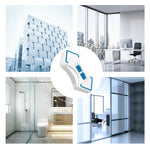 Glass Wipe Adjustable Magnetic Single and Double Layer Universal Double-Sided  8-30 mm, Gray Blue