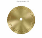 Inside Ring Engraver Stamper with Two Faces Standard Letter Block Dial Jewelry Making Engraving Machine