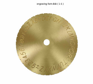 Inside Ring Engraver Stamper with Two Faces Standard Letter Block Dial Jewelry Making Engraving Machine