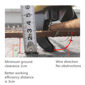 Handheld Automatic Rebar Tier Tying Machine Reinforcing Steel Strapping Machine Tool Kit  with 2 Stell Wire 8-34mm