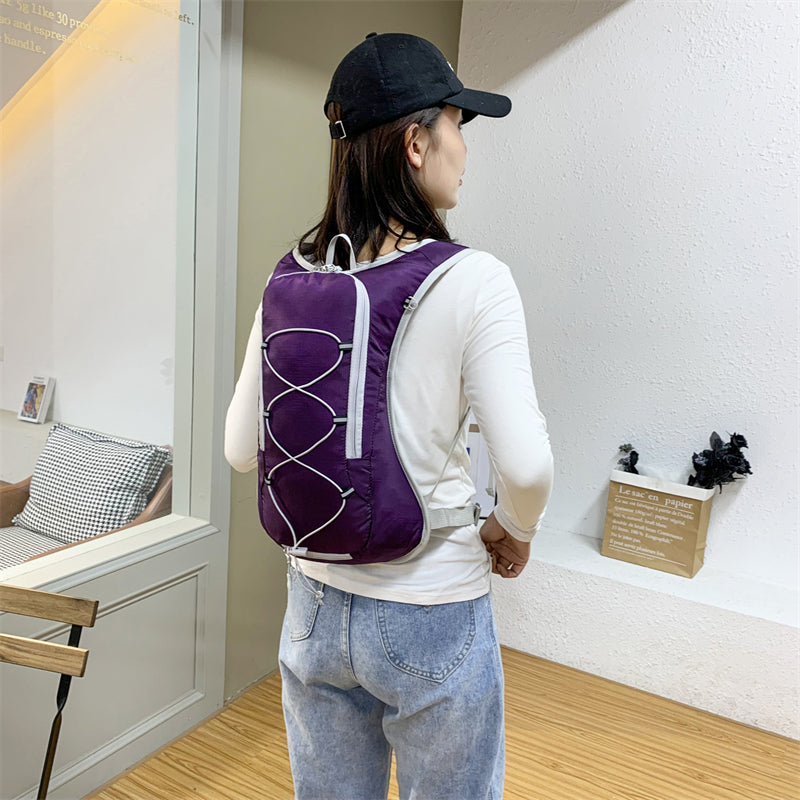 Insulated Hydration Backpack with 2L Water Bladder for Running Cycling Camping Hiking