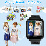 Kids Smartwatch for Boys Girls with Touch Screen Smartwatch with Phone Call SOS Music Player Alarm Camera Games for Christmas Birthday, 3 Colors