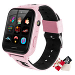 Kids Smartwatch for Boys Girls with Touch Screen Smartwatch with Phone Call SOS Music Player Alarm Camera Games for Christmas Birthday, 3 Colors