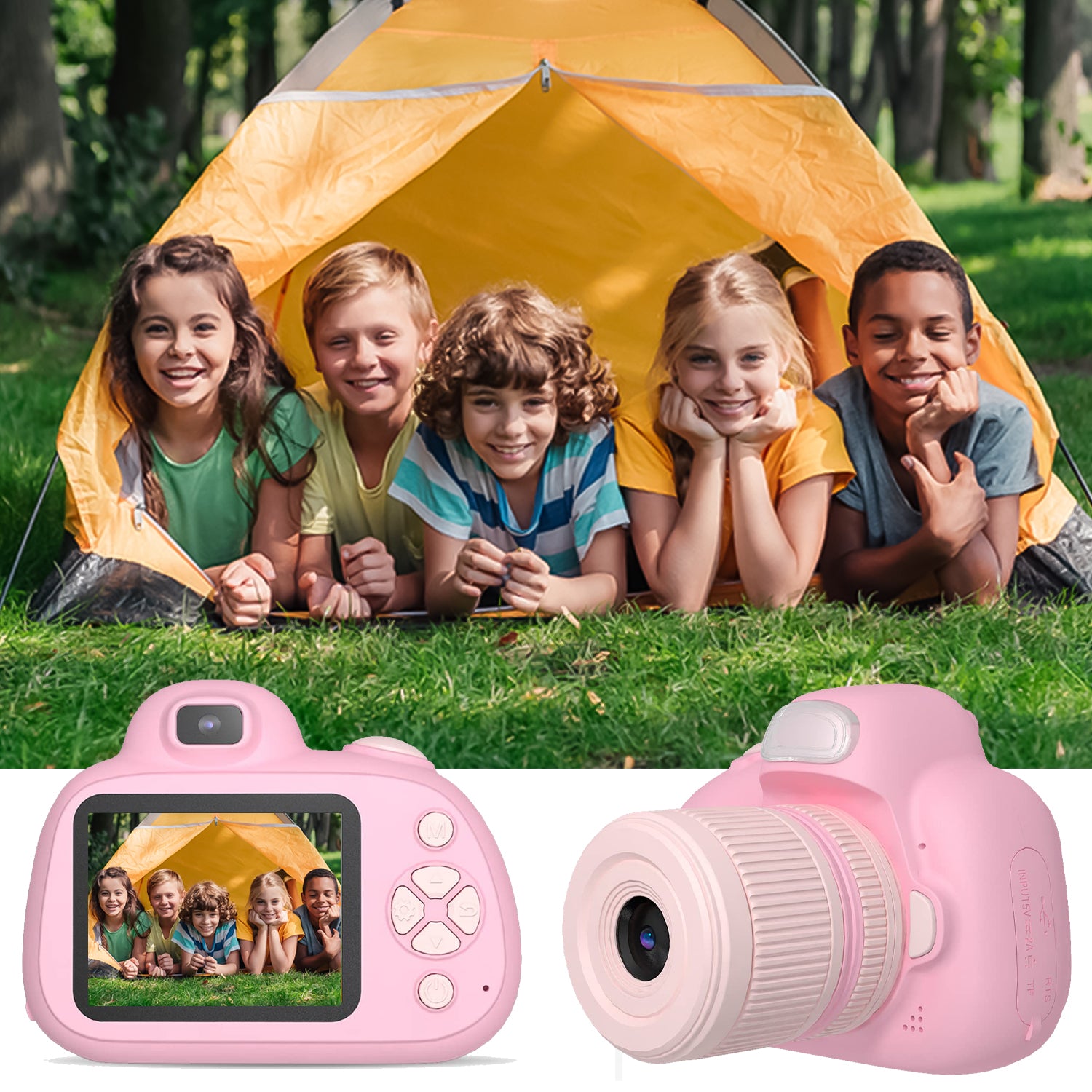 Kids Camera, Digital Camera for Kids, Toys for Girls Boys, Digital Camera with 2.4 Inch IPS Screen