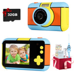 HD Digital Video Cameras for Kids Portable Toys for Kids with 32GB SD Card