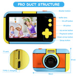 HD Digital Video Cameras for Kids Portable Toys for Kids with 32GB SD Card