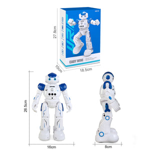 RC Robot Toy with Gesture Sensing Remote Programmable Can Singing Dancing