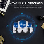 RC Robot Toy with Gesture Sensing Remote Programmable Can Singing Dancing