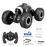 Remote Control Stunt Car Toy 2.4GHz 4WD RC Double Sided Rotating Car with Off Road High Speed Climbing