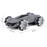 Remote Control Car with Fog Music Lights Spray 360° Auto Rotation of RC Car 4WD High Speed Car