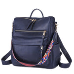 Women Backpack Purse PU Leather Travel Bag Convertible Satchel Handbags and Shoulder Bag, 9 Colors