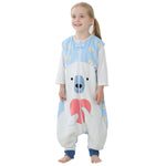 Baby Sleeveless Sleepsuit - Cotton Sleeping Bag with Feet Zip - Winter Onesie Pajamas, 1-6 Years 8 Styles SML