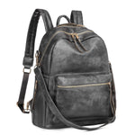 Leather Backpack Purse for Women Shoulder Book Bag Fashion PU Convertible Travel Backpack Purses
