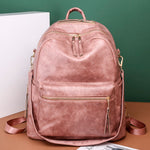 Leather Backpack Purse for Women Shoulder Book Bag Fashion PU Convertible Travel Backpack Purses