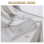 Ladies Evening Bag Clutch Shoulder Bag Small Sequin Purse Shoulder Bag Chain Bag for Wedding Party Disco