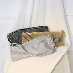 Ladies Evening Bag Clutch Shoulder Bag Small Sequin Purse Shoulder Bag Chain Bag for Wedding Party Disco