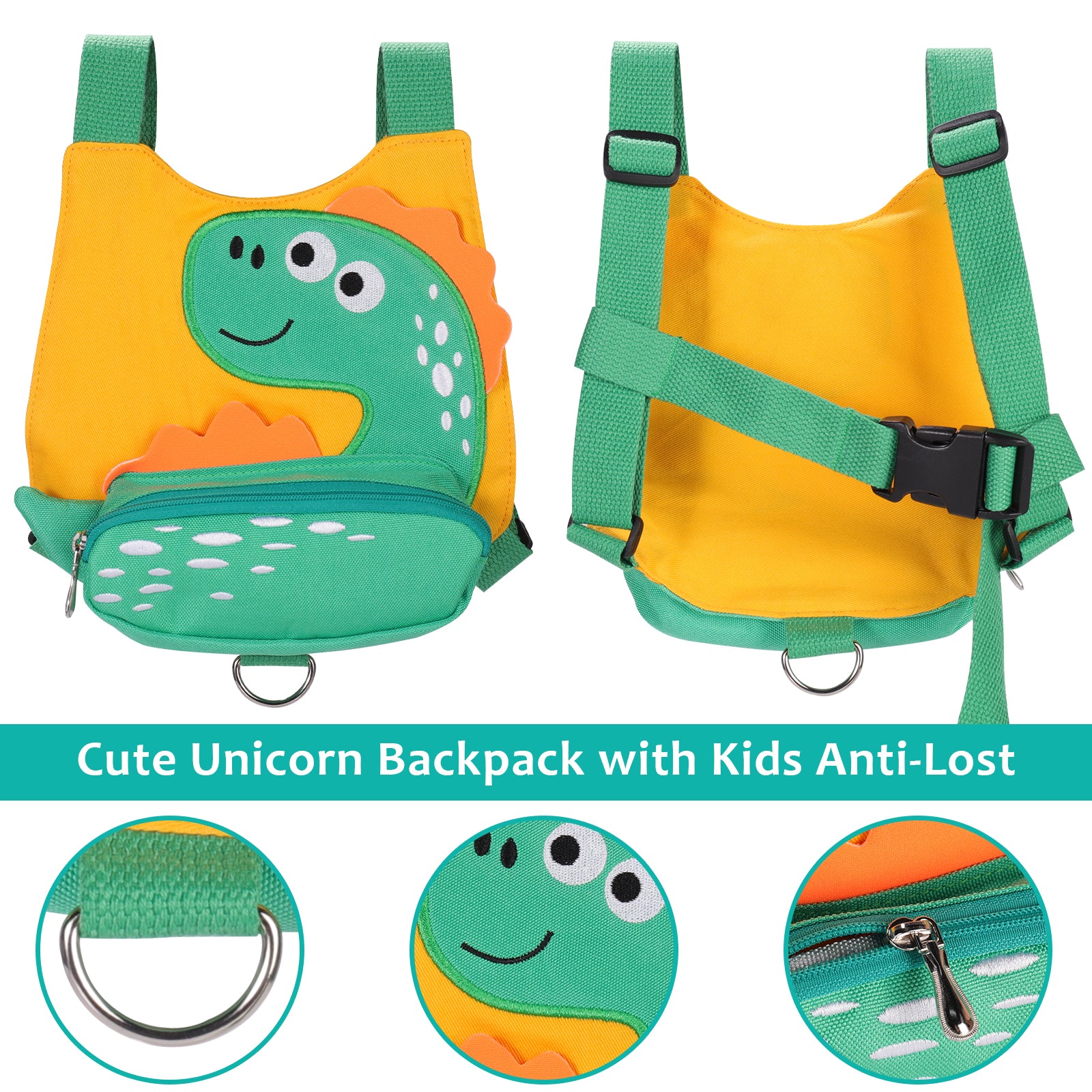 Anti Lost Backpack Kids Cute Kid Backpack Mini School Bag Kids With Wristlet And Protection