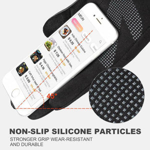 Winter Thermal Sports Gloves Touch Screen Waterproof Windproof Non-slip for Ski Riding Running Outdoor, S/M/L/XL