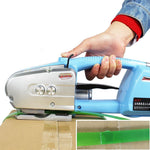 Electric Strapping Machine Packaging Banding Kit Tensioner Tool Sealer for Plastic Steel Belt PP Tape Width 13-16mm