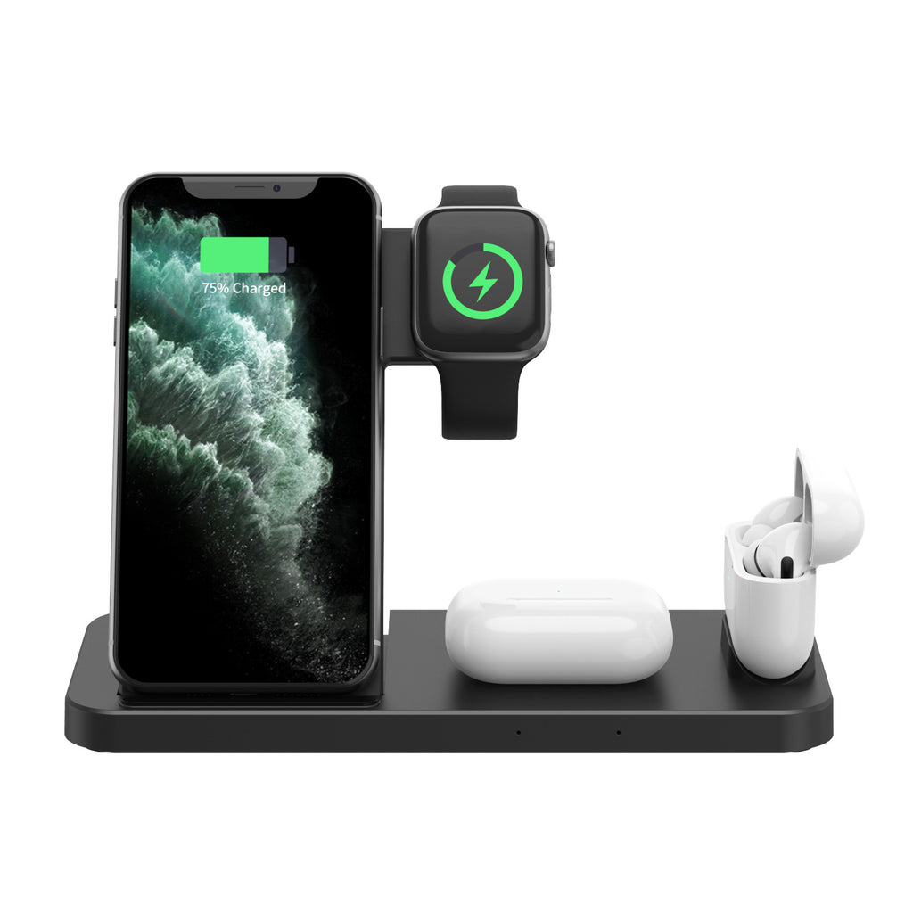 Multifunctional folding 4 in 1 wireless charger