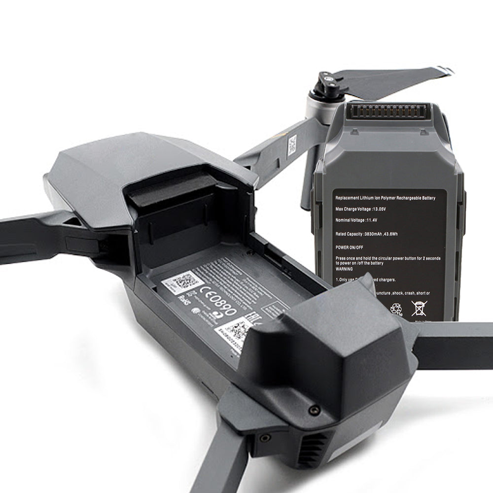 3830mAh 11.4V Li-Po Flight Battery Replacement for DJI Mavic Pro Drone