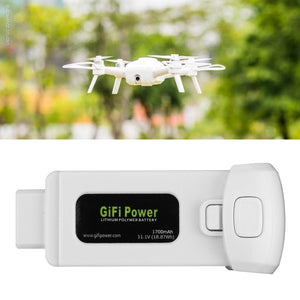 2 Pack 11.1V 1700mAh 18.87Wh 3S LiPo Battery Replacement Battery for Yuneec Breeze Drone