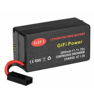 2 Pack Upgraded 2000mAh Li-Po Replacement Battery for Parrot AR.Drone 2.0