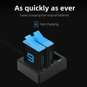 2-Pack 4.4V 1750mAh Battery Compatible for GoPro Hero 9 Black Edition
