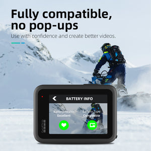 2-Pack 4.4V 1750mAh Battery Compatible for GoPro Hero 9 Black Edition