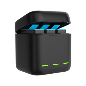3-Channel USB Quick Charger for GoPro Hero 9 Black
