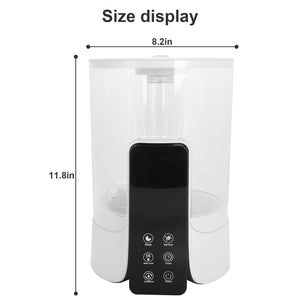 Ultrasonic Humidifier 6L Warm Mist Air Vaporizer with Remote Control UV Germicidal Lamp Filtering System Essential Oil Box