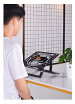 Cooling Laptop Stand with 2 Quiet Fan Adjustable Notebook Cooler Multifunctional Desktop Stand