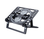 Cooling Laptop Stand with 2 Quiet Fan Adjustable Notebook Cooler Multifunctional Desktop Stand