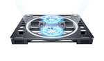 Cooling Laptop Stand with 2 Quiet Fan Adjustable Notebook Cooler Multifunctional Desktop Stand