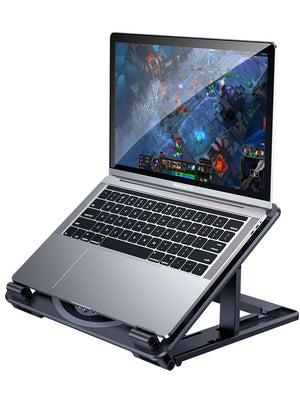 Cooling Laptop Stand with 2 Quiet Fan Adjustable Notebook Cooler Multifunctional Desktop Stand